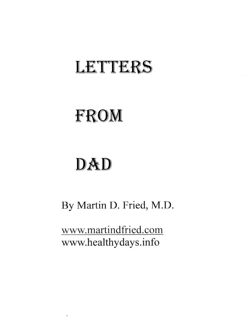 letters from dad